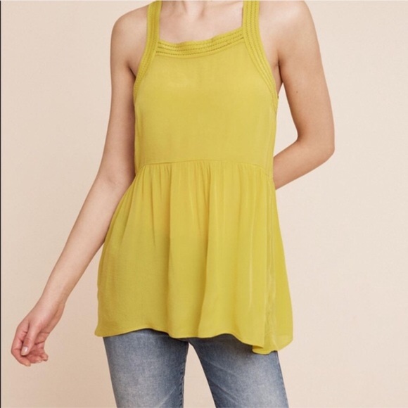 Anthropologie Tops - Anthropologie Lilka Esmerelda Cupro Tank Top M547